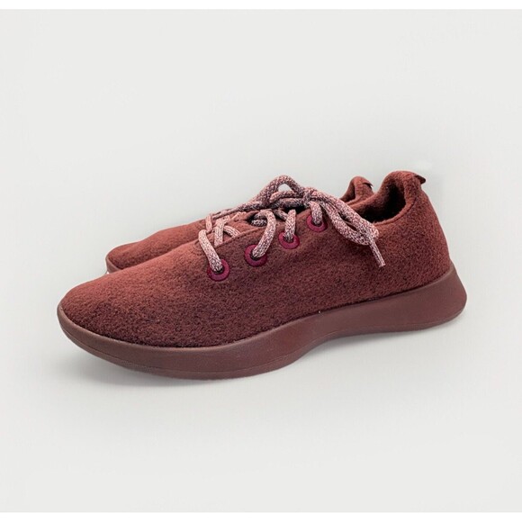 Allbirds Men's Wool Runners Size 9 Hazy Burgundy Running Athletic Sneakers - Picture 1 of 9